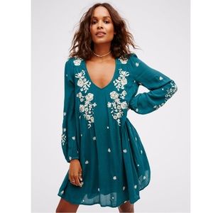 Free People Sweet Tennessee Embroidered Dress